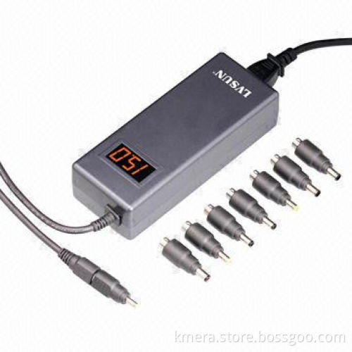 120W Universal Laptop AC Adapter with LED Display, Used for Laptops and Other Digital Products